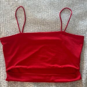 SHEIN Vibrant Red Camisole Top